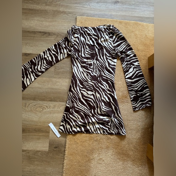 🍂NWT Reformation Pike Satin Mini Dress - Picture 10 of 11